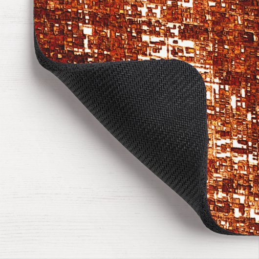 Linhas cruzadas e entalhe de quadrados enferrujado mousepad (Ecke)