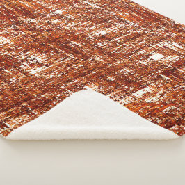 Linhas cruzadas e entalhe de quadrados enferrujado sherpadecke