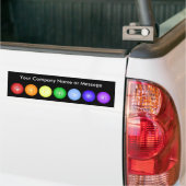 Linie 7 Chakras Autoaufkleber (Auf Lkw)