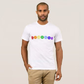 Linie 7 Chakras T-Shirt (Vorne ganz)