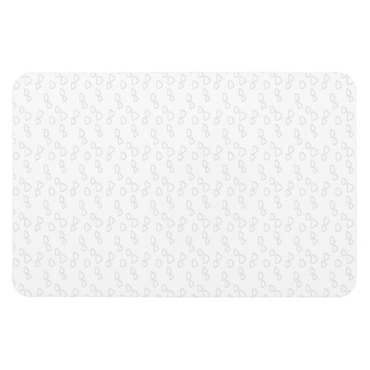 Linie Art, Alabaster Magnet (Horizontal)