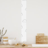 Linie Art, Alabaster Poster (Küche)