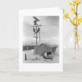 Linie Crew bei der Arbeit in Manzanar 1943 Karte (Gelbe Blume)