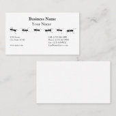 Linie der Ameisen Visitenkarte (Vorne/Hinten)