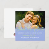 Linie der Herzen Save The Date (Vorne/Hinten)