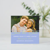 Linie der Herzen Save The Date (Stehend Vorderseite)