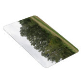 Linie der Leaning Bäume Landschaft Premium Magnet (Rechte Seite)