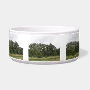 Linie der Lehnen Bäume Landschaft Dog Bowl Napf