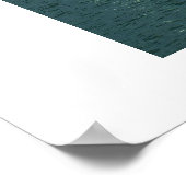 Linie der Optimist-Boote Poster (Ecke)