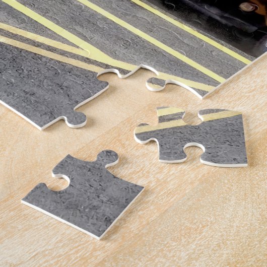 Linie der Polizeiwagen Puzzle (Seite)