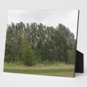 Linie der Trees Landscape Plaque Fotoplatte (Seite)