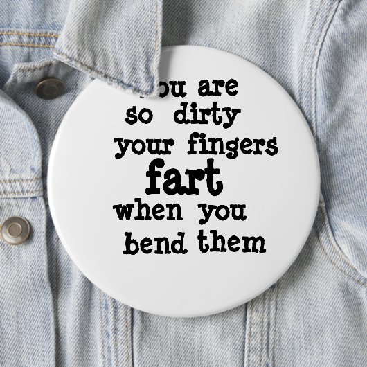 Linie Farty Fingers Button (Beispiel)