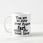 Linie Farty Fingers Kaffeetasse (Links)
