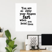 Linie Farty Fingers Poster (Heimbüro)