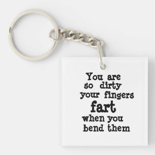 Linie Farty Fingers Schlüsselanhänger