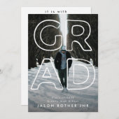 LINIE HOLLOW GRAD | Zeitgenössisches Foto Ankündigung (Vorne/Hinten)