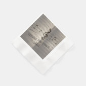Linie & Notiz Serviette (Ecke)