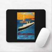 Linie Rotterdam New York Hollands Amerika Mousepad (Mit Mouse)