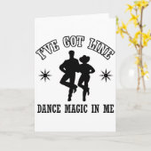 Linie Tanz-Entwürfe Karte (Gelbe Blume)