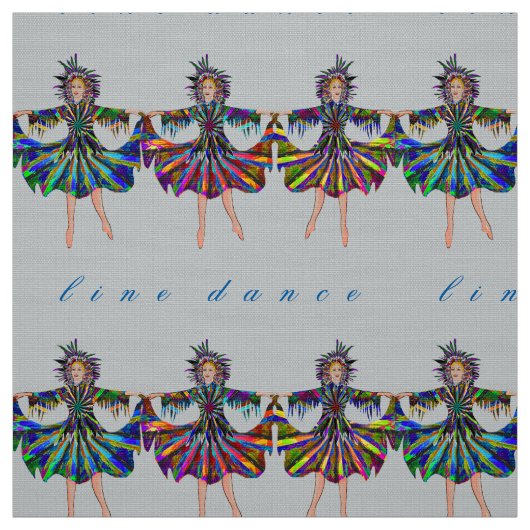 Linie Tanz Stoff (Muster)