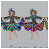 Linie Tanz Stoff (Nahaufnahme)