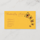 Linie Tanz Visitenkarte (Rückseite)