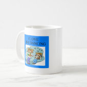 Linie Tanzen der Liebe I Kaffeetasse (Vorderseite Links)