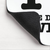 Linie Tanzen Ehefrau Mousepad (Ecke)