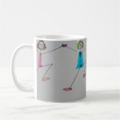 Linie Tanzen Kaffeetasse (Links)