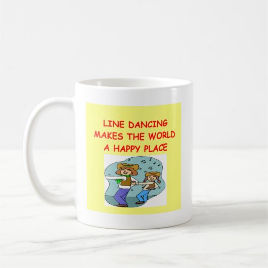 Linie Tanzen Kaffeetasse (Links)
