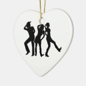 Linie Tanzen Keramikornament (Links)