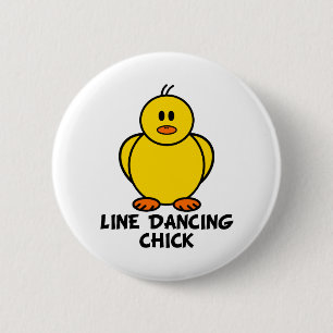 Linie Tanzen-Küken Button