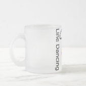 Linie Tanzen-Küken Mattglastasse (Links)