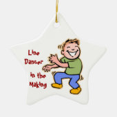 Linie Tänzer in der Herstellung! (Junge) Keramikornament (Vorne)