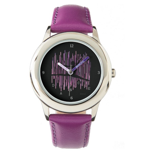 Linie Tänzer (v4) Armbanduhr (Vorderseite)