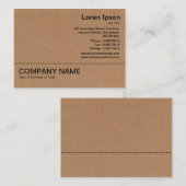 Linie v2 - Schwarz - Karte (Vorne/Hinten)