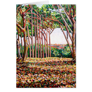 Linie von Bäumen 2009