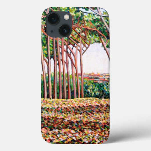 Linie von Bäumen 2009 Case-Mate iPhone Hülle (Rückseite)