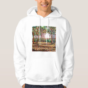 Linie von Bäumen 2009 Hoodie