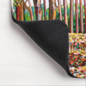 Linie von Bäumen 2009 Mousepad (Ecke)