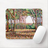 Linie von Bäumen 2009 Mousepad (Mit Mouse)