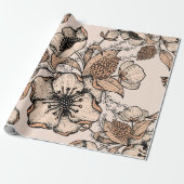 Linie zeichnend nahtloses Muster. Helle Farben. Vi Geschenkpapier (Ungerollt)