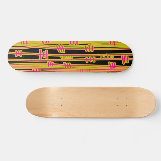 Linien Abstrakt - 02 Skateboard (Horizontal)