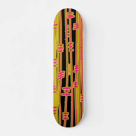 Linien Abstrakt - 02 Skateboard (Vorne)