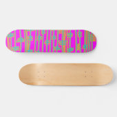 Linien Abstrakt Skateboard (Horizontal)