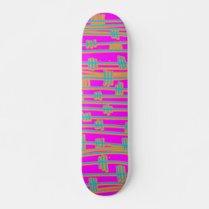 Linien Abstrakt Skateboard
