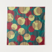 Linien: Abstraktes Nahtloses Muster Wandteppich (Vorderseite (Horizontal))