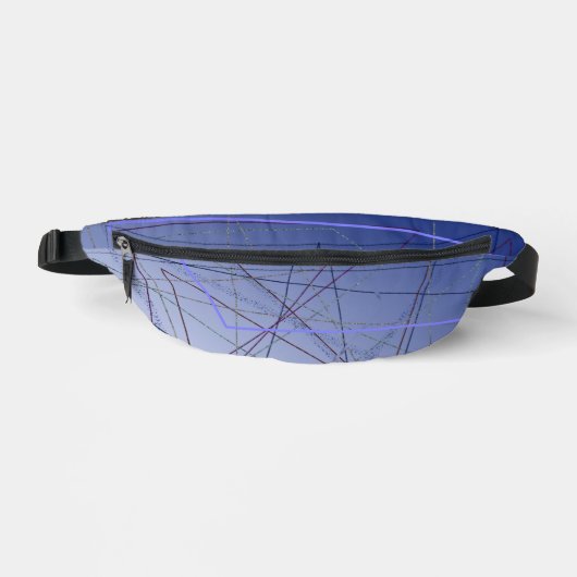 Linien auf Linien Bauchtasche (Vorderseite)