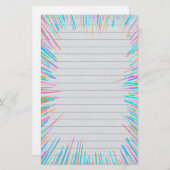 Linien Briefpapier (Vorne/Hinten)