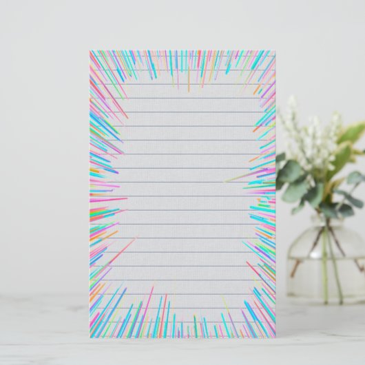 Linien Briefpapier (Stehend Vorderseite)